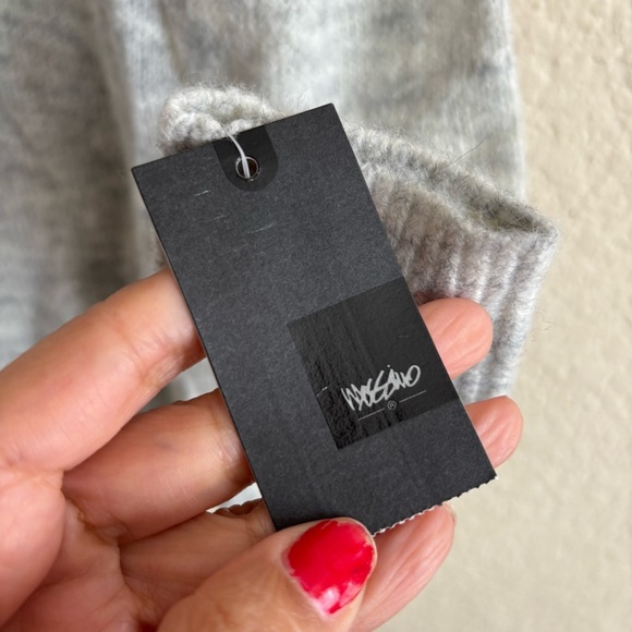 Mossimo Supply Co Gray Off-the-Shoulder Sweater - Picture 5 of 10